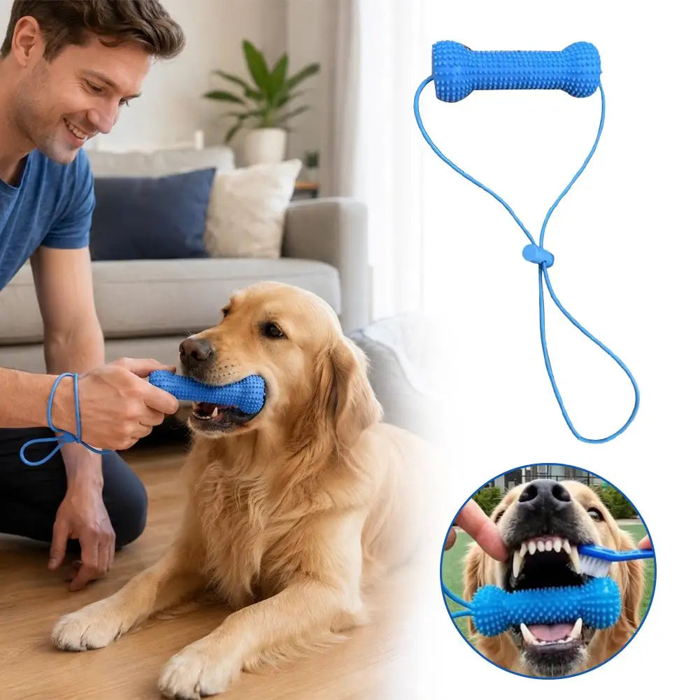 Dog Chew Stick Toy – 360° Teeth Cleaning, TPR, All Sizes