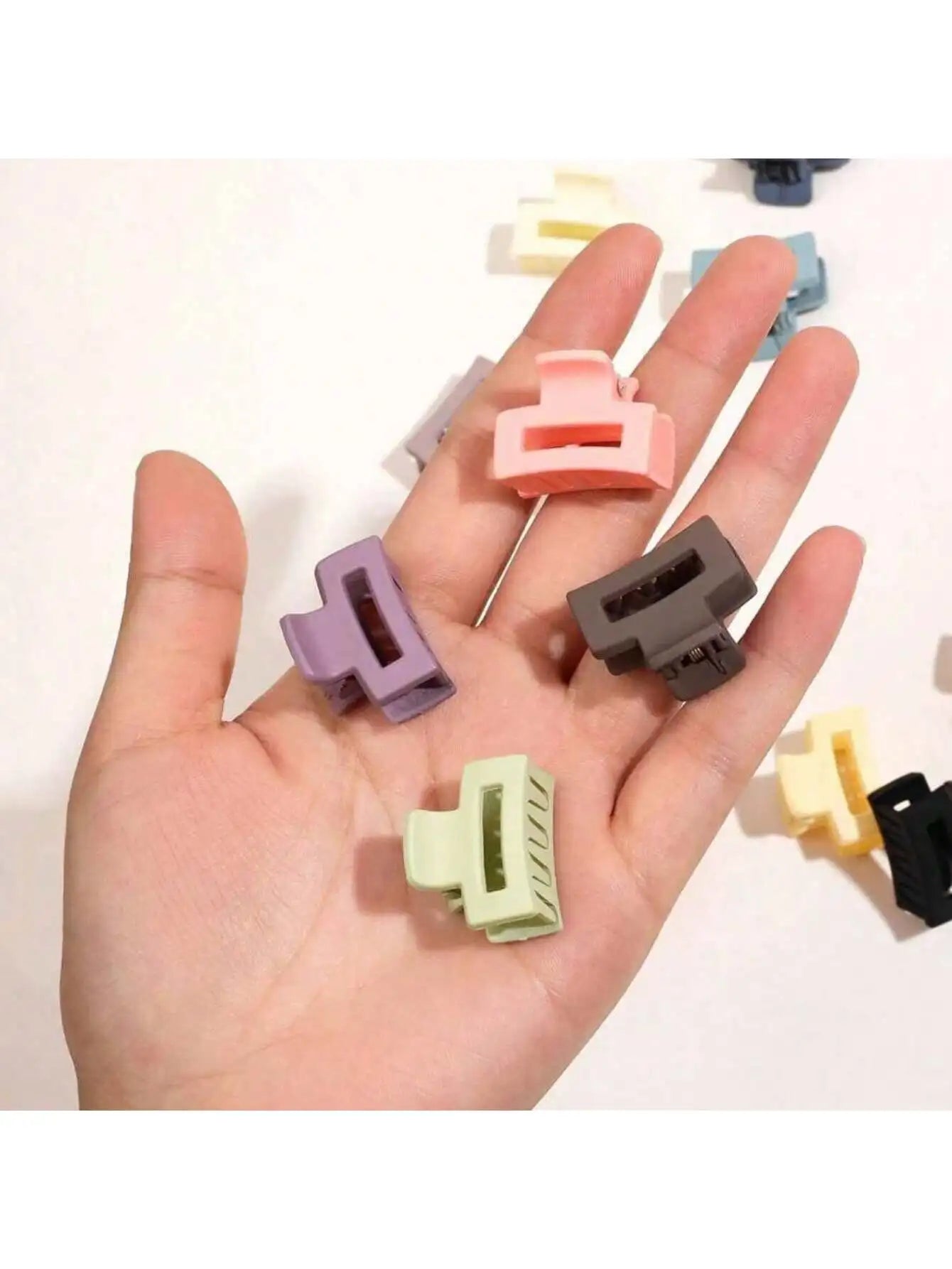 Morandi Mini Hair Claw Clips – 20pcs Set for Bangs & Ponytails Hair Accessories Peaceful Pleasures Health and Wellness