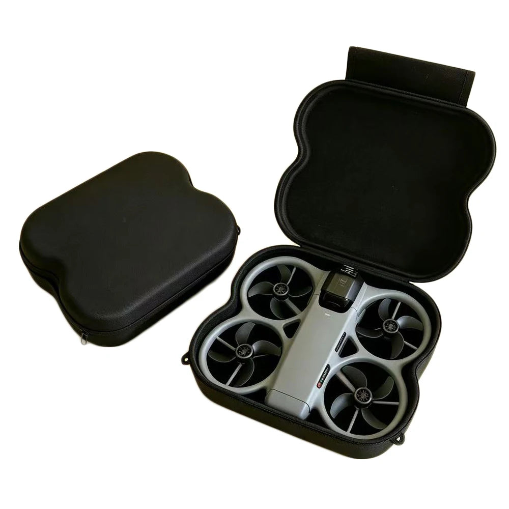 Ultra-Compact Design For DJI Avata 360 Hard Case Oxford Fabric Shell Hook And Loop Closure Custom Fit With 2 Holes For DIY Strap Peaceful Pleasures Health and Wellness