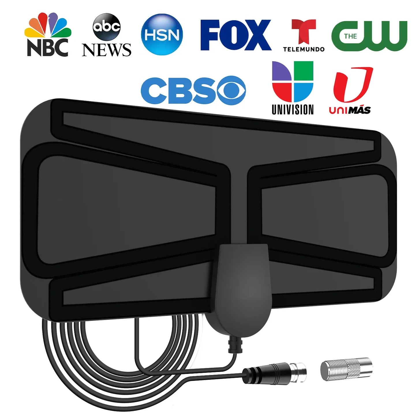 HD Digital TV Antenna – 150-Mile Range, DVB-T2 & ATSC