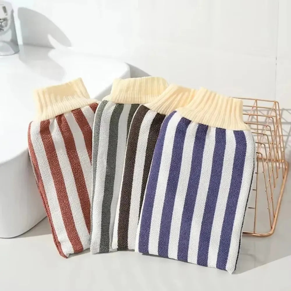 Exfoliating Bath Gloves – SPA Scrubber Mitt for Deep Cleaning