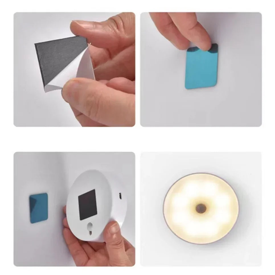 USB Rechargeable Motion Sensor Night Light | Wireless LED Lamp