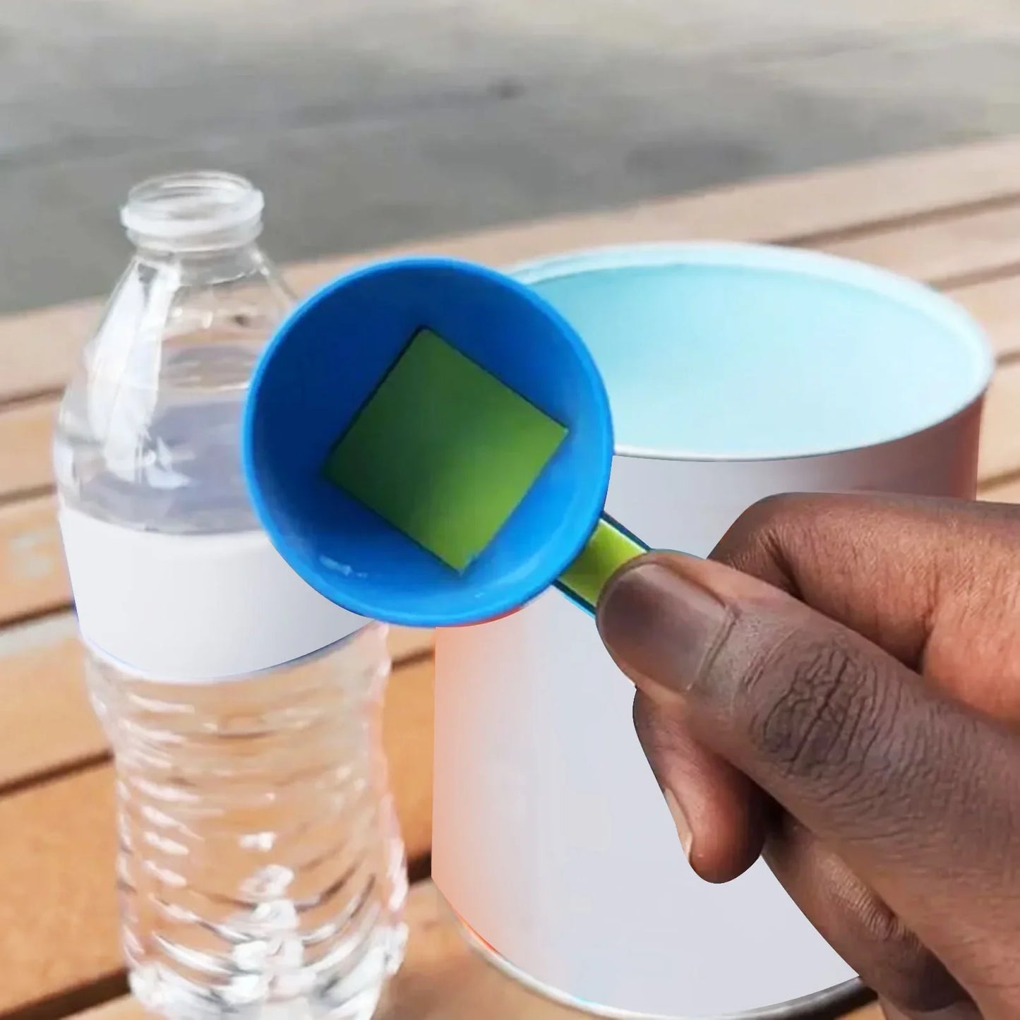 Protein Powder Funnel Scoop ABS Spill Proof Sliding Spoon Coffee