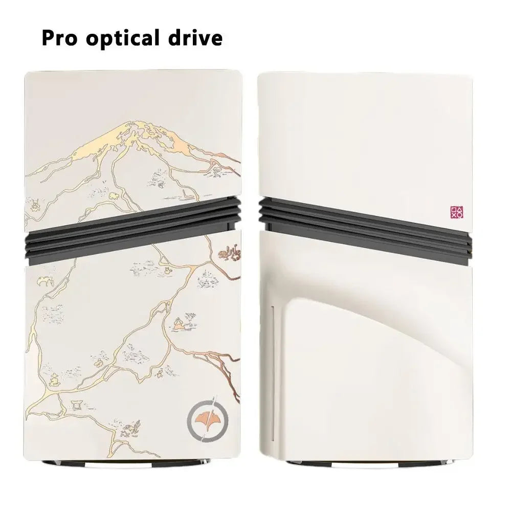 New Faceplates for PS5 Slim Disc Edition For PS5 Pro Console Protective Cover Hard Plastic Replacement Shell Yotei Accessories Peaceful Pleasures Health and Wellness Pro optical