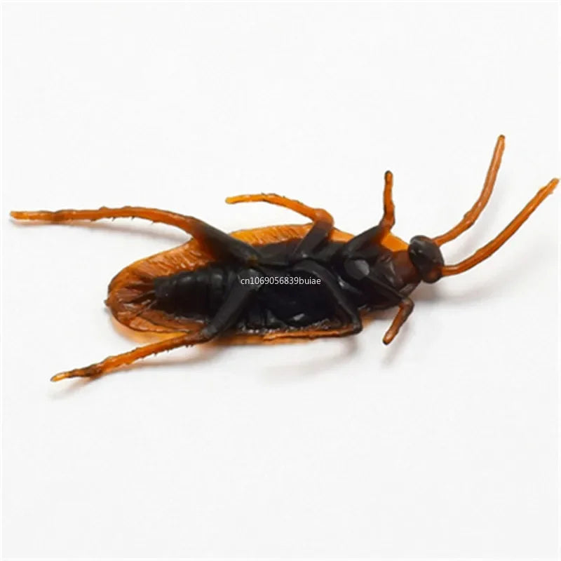 20/10pcs Special Lifelike Model Simulation Fake Rubber Cock Cockroach Roach Bug Roaches Prank Funny Trick Joke April Fools Prank Peaceful Pleasures Health and Wellness