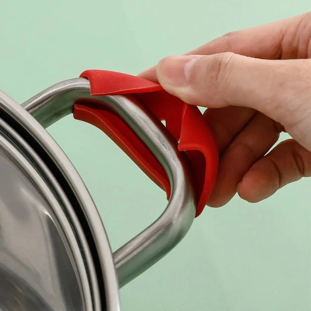 Silicone Pot Handle Covers 2-Pack | Heat-Resistant Anti-Scald