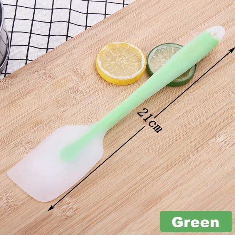 Kitchen Utensils Kitchens Heat Pastry Mini Resistant Baking Bar. Spatula Accessories Bakeware Translucent Cream Silicone Tools Peaceful Pleasures Health and Wellness Green - S Option14