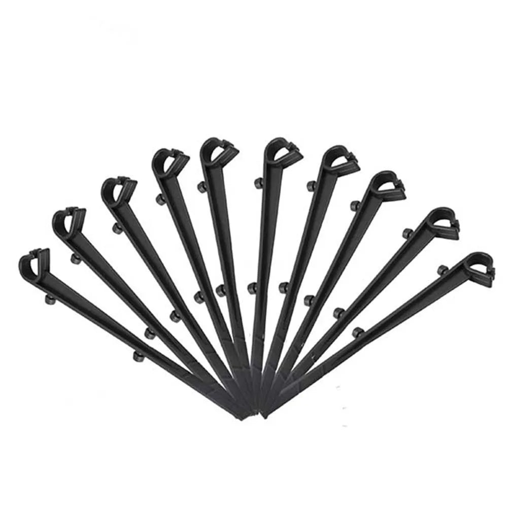 Gutter Clips Keep Gutters Clean Brush 20pk Black Gray Plastic Fixing