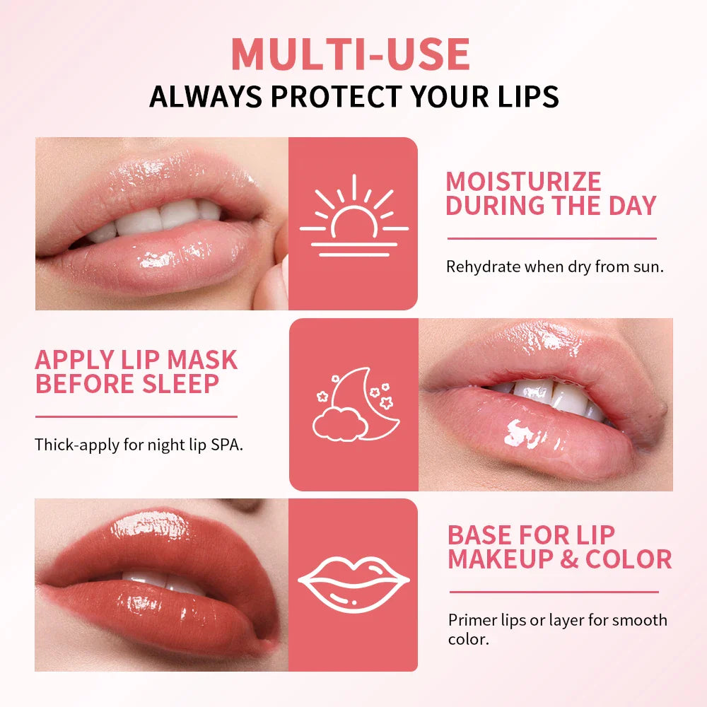 Lakerain Moisturizing Lip Oil – Hydrating Serum & Plumper