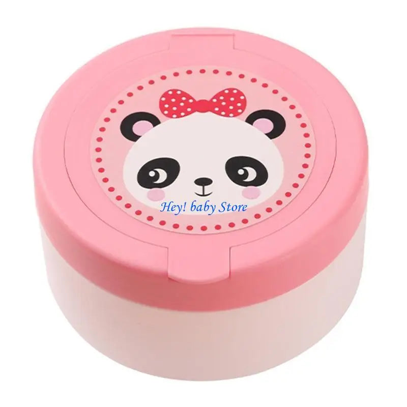 Baby Powder Puff Box | Safe Microfiber Infant Skin Container