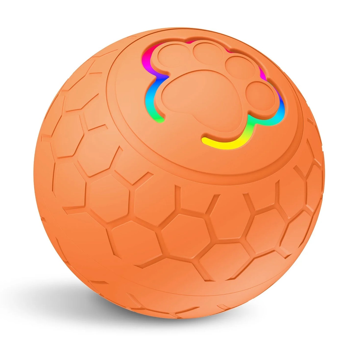 Smart Interactive Pet Toy Ball – RGB Lights, Auto Roll & Bounce