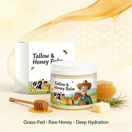 Tallow & Honey Balm – Deep Moisturizer for Dry Skin (60g)