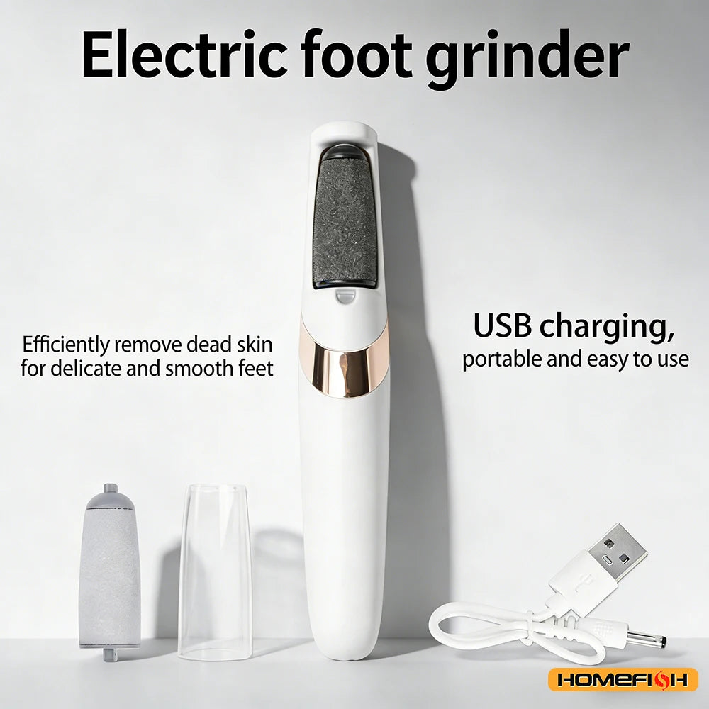 Cordless Rechargeable Electric Callus Remover, Foot File for Dry Coarse Skin Removal on Heels, for Women & Men Peaceful Pleasures Health and Wellness