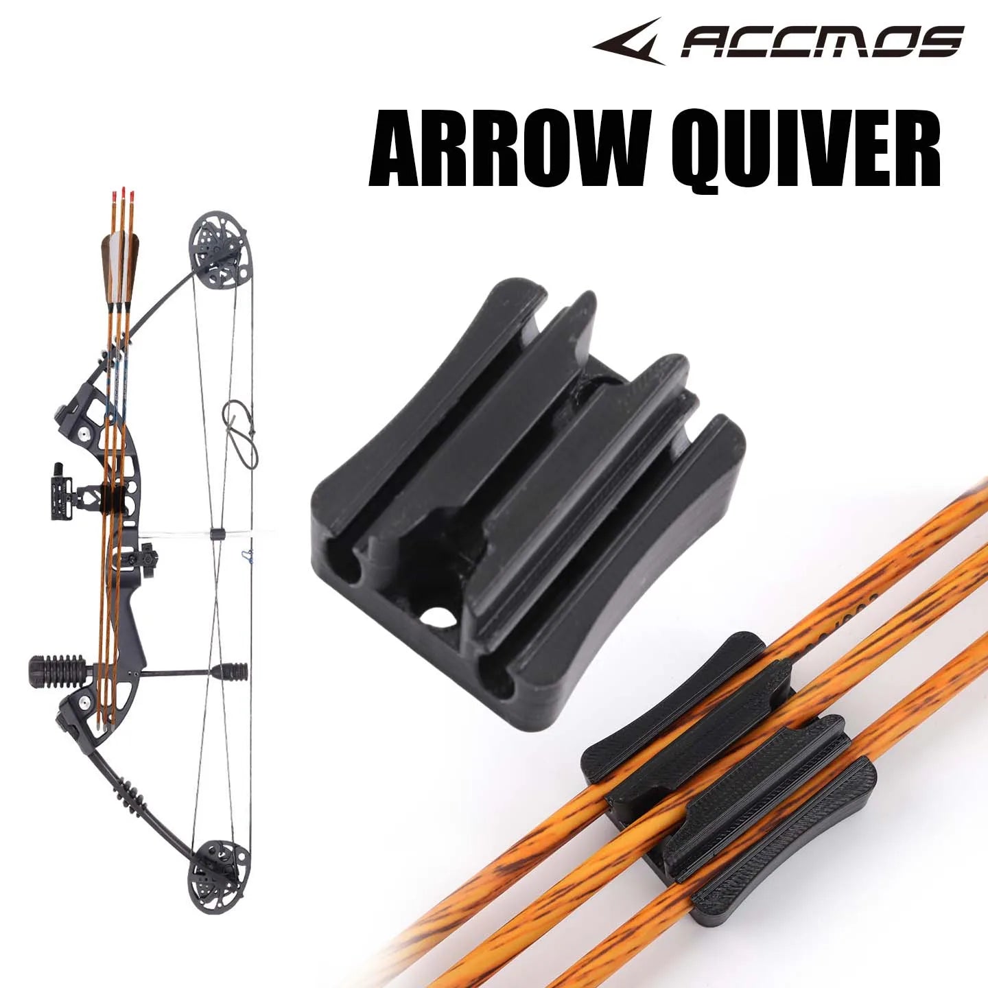 ACCMOS Archery TPU Arrow Quiver Easy Installed Compound Bow Shooting