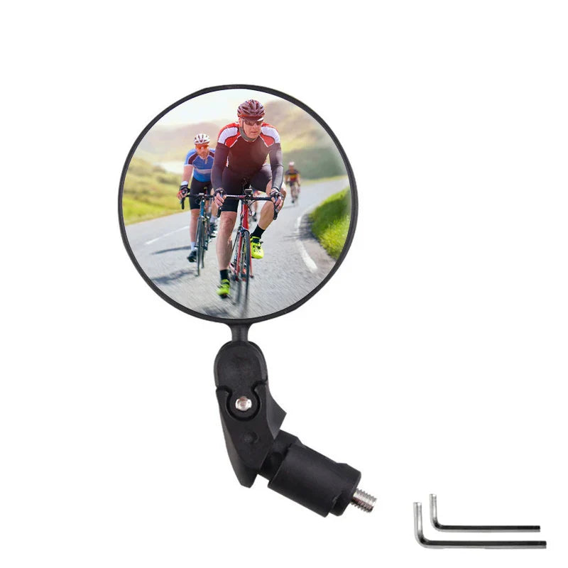 Universal Bike Handlebar Rearview Mirror – 360° Wide Angle