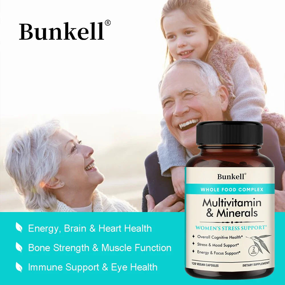 Bunkell Women's Multivitamin – Hair, Skin, Immunity & Energy