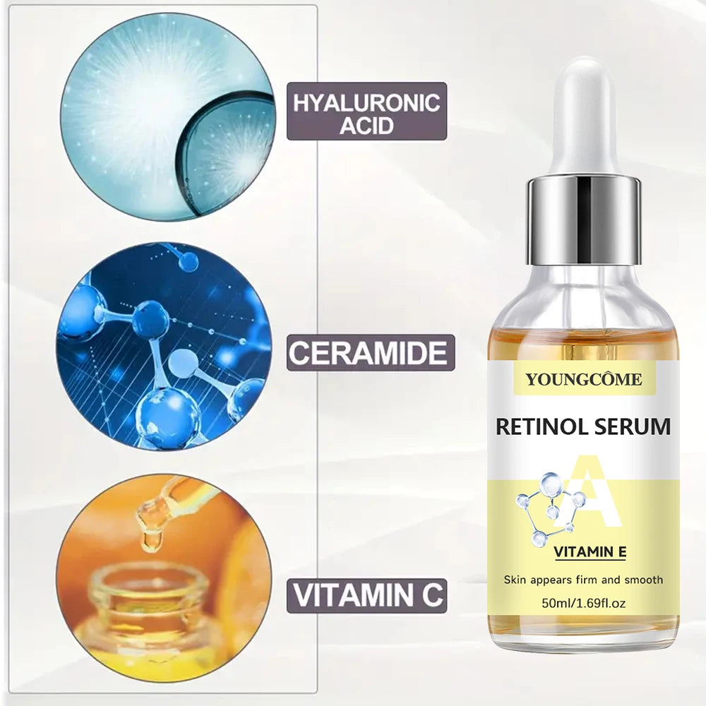 YOUNGCOME Vitamin C Serum with Retinol for Face - Brightening Hydrating Anti Aging Serum, Collagen Boost, Smooth & Firm Skin Peaceful Pleasures Health and Wellness