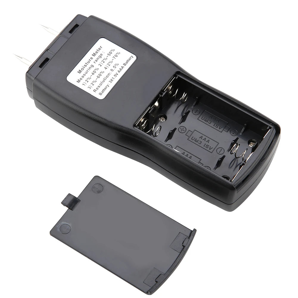 Digital Wood Moisture Tester Wood Moisture Tester SMART SENSOR AS971 LCD Display Digital Wood Moisture Humidity Tester 0~40℃ Peaceful Pleasures Health and Wellness