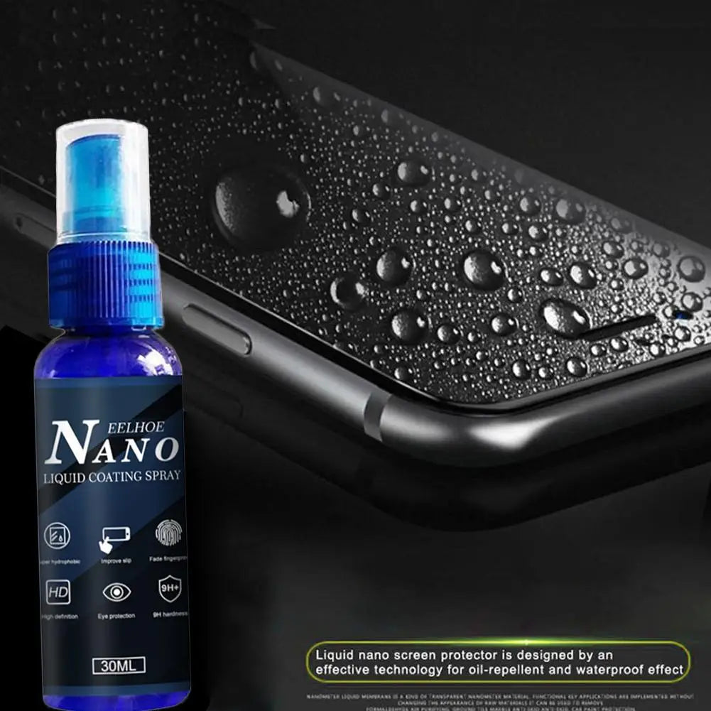 Nano Liquid Screen Protector Spray 30ml – Hydrophobic Coating