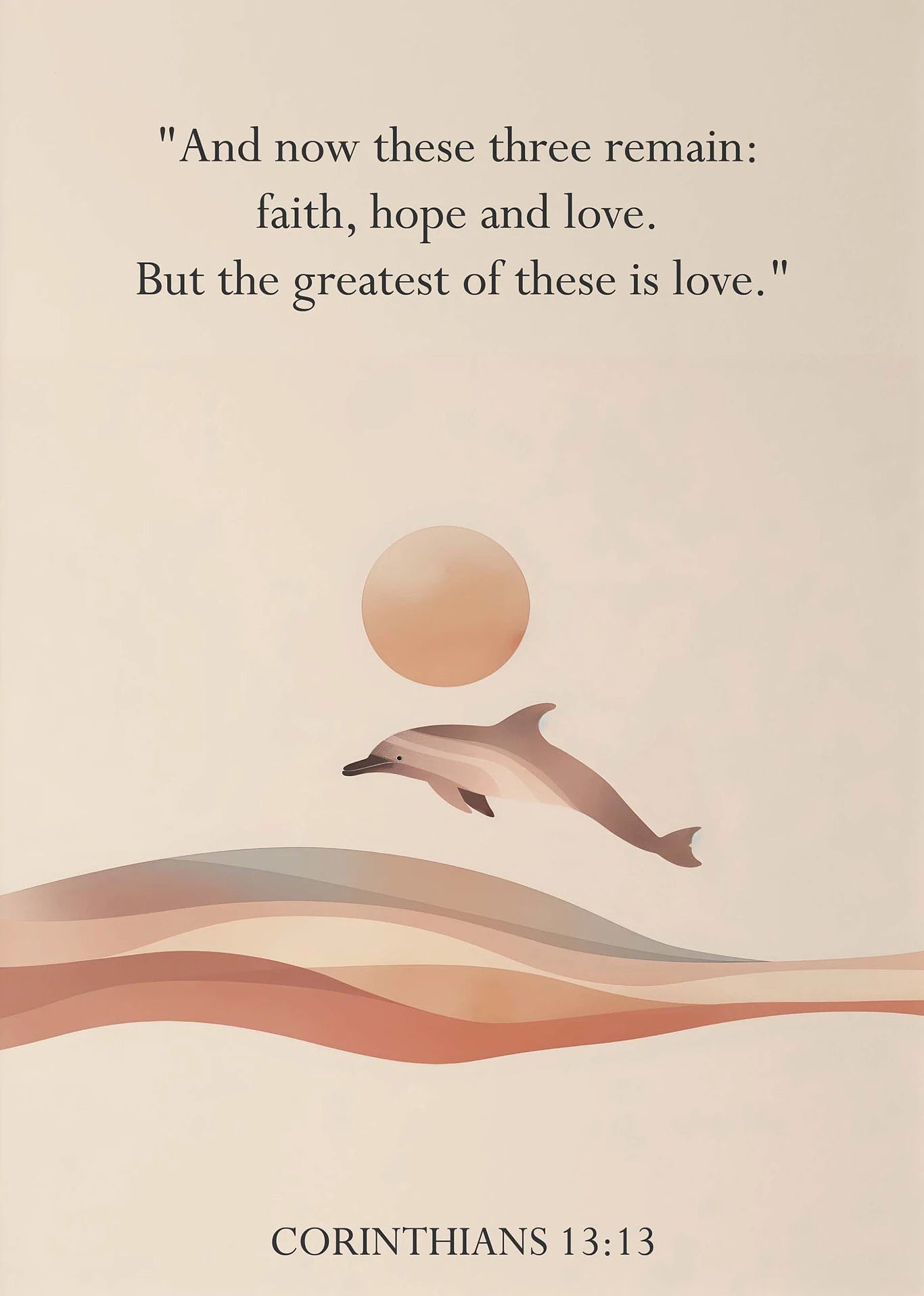 Christian Cross Canvas Wall Art | Bible Verse Baptism Gift