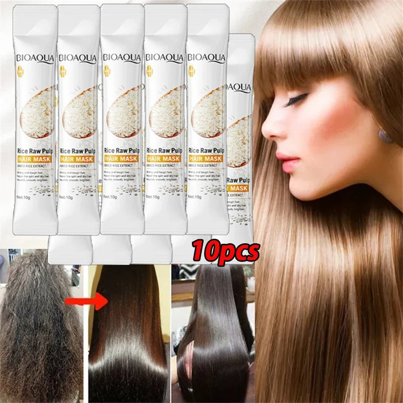 Rice & Keratin Hair Mask – Smooth, Soft & Frizz-Free Hair