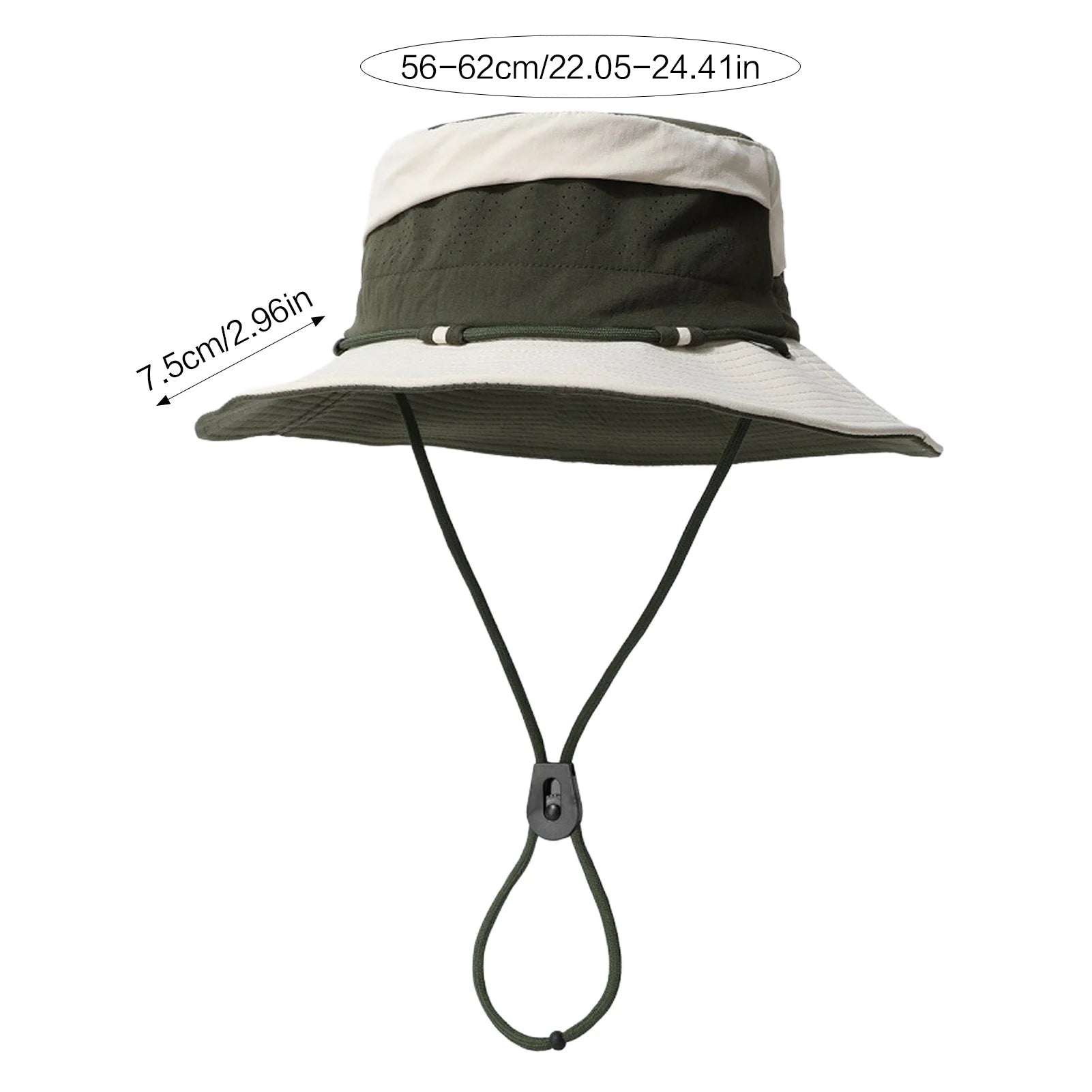 Unisex Quick Dry Fishing Hat UPF50+ Sun-Protection Wide Brim for Outdoor Hiking Camping Peaceful Pleasures Health and Wellness