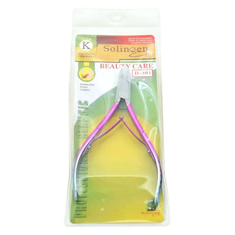 1 Pcs Cuticle Nippers Nail Manicure Cuticle Scissors Clippers Trimmer Dead Skin Remover Pedicure Stainless Steel Cutters Tool Peaceful Pleasures Health and Wellness PVC gradient red