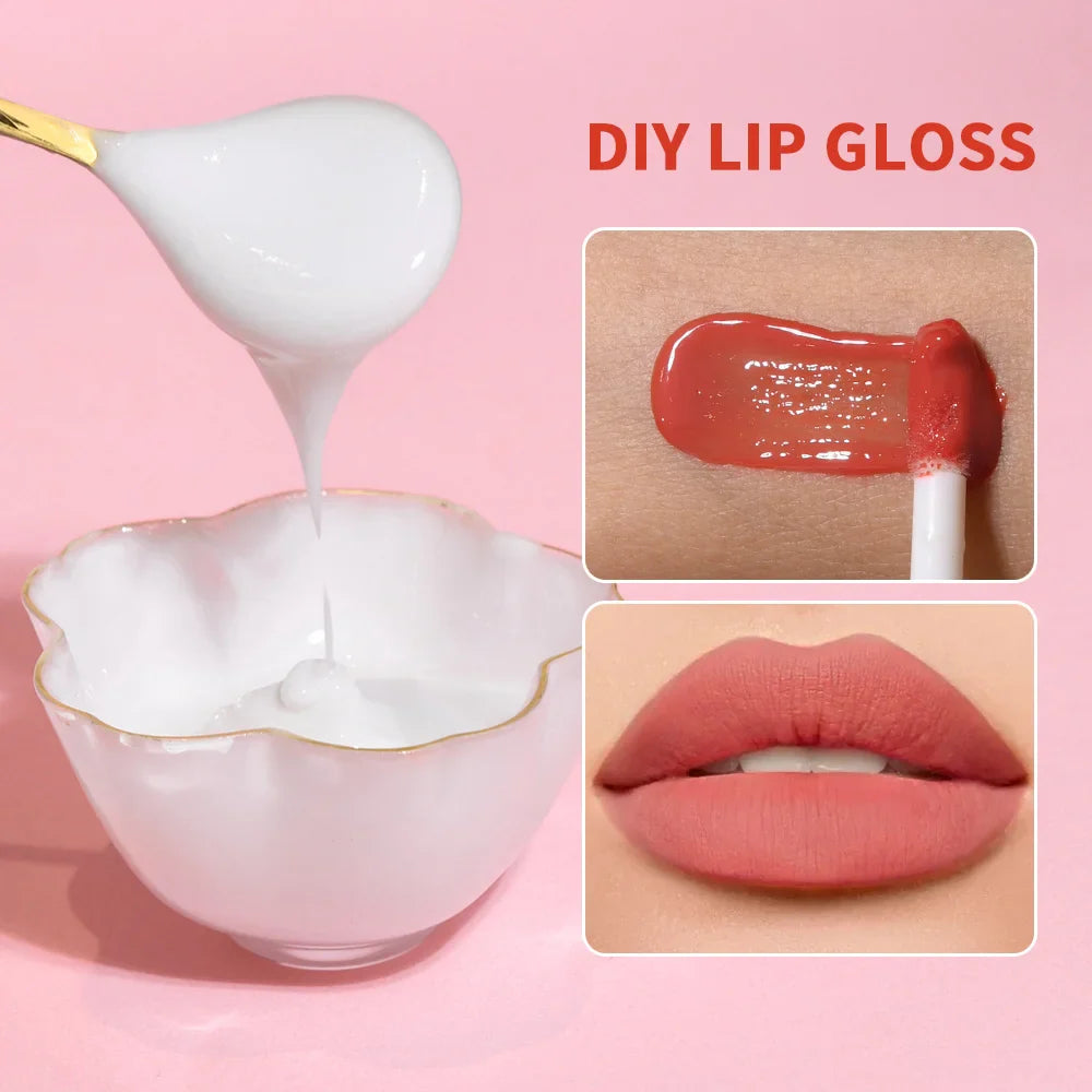 DIY Lip Gloss Base Gel – Matte, Waterproof & Non-Stick 100ml