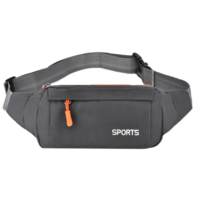 Canvas Fanny Pack Belt Bag – 3 Pockets, Men & Women