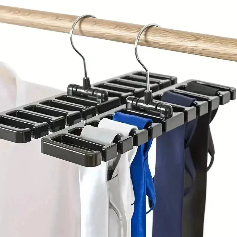 1PCS Tie Belt Hanger Wardrobe Belt Rotating Organizer Rack Multifuctional Scarf Hanger Home Closet Storage Holder Accessories Peaceful Pleasures Health and Wellness