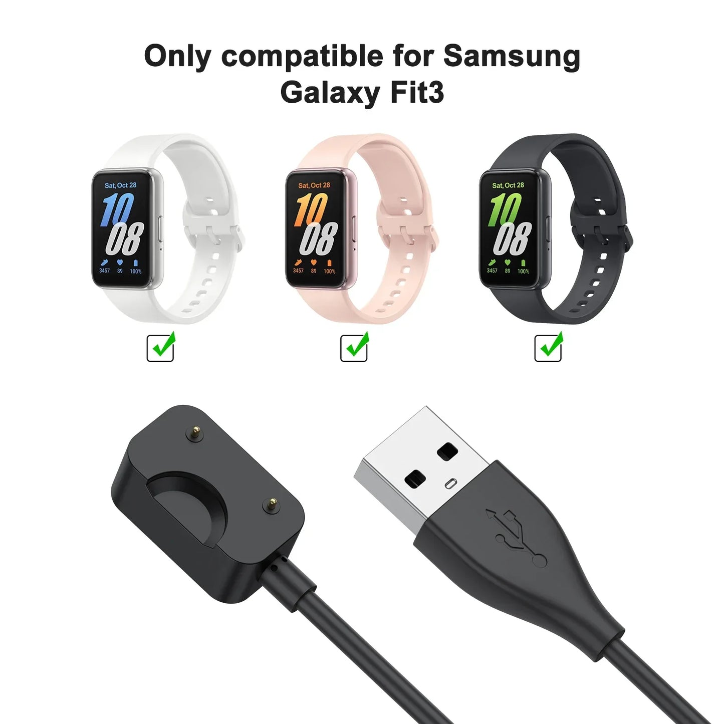 USB-C Magnetic Fast Charger Cable for Samsung Galaxy Fit 3