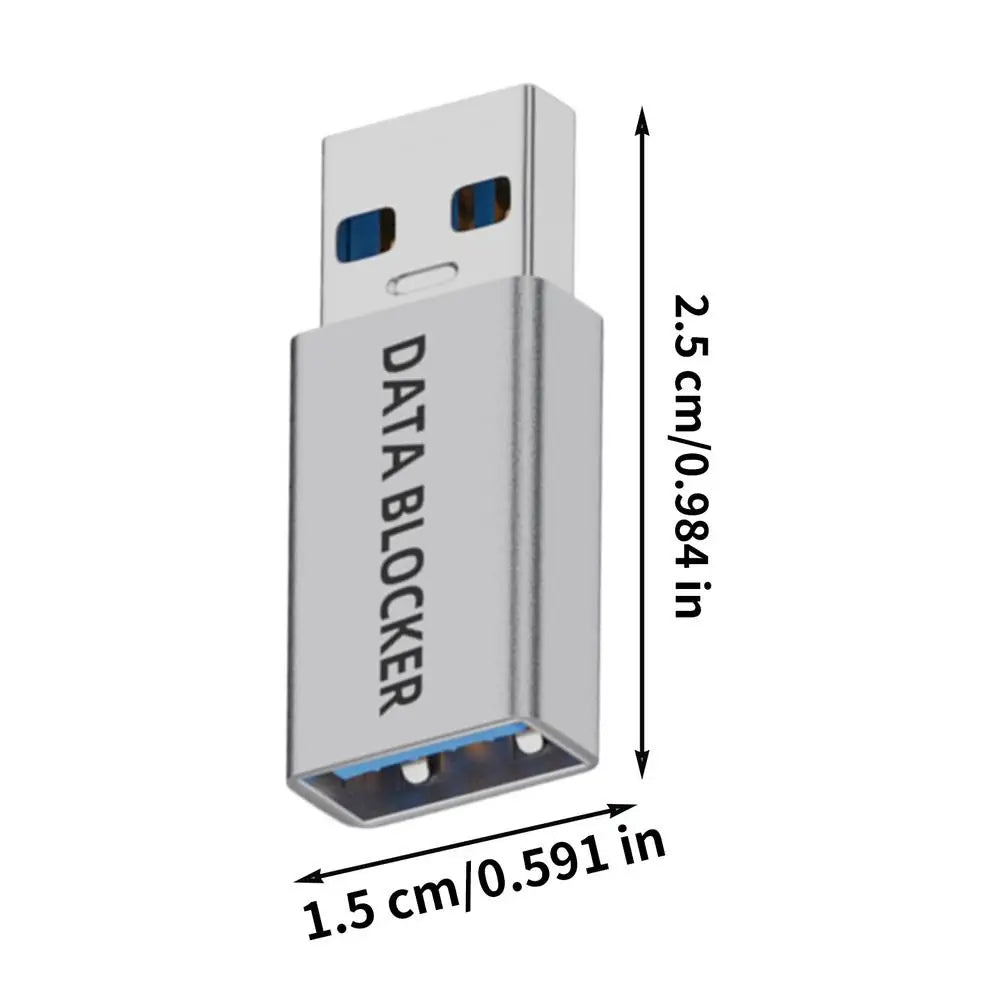 USB Data Blocker – Secure Public Charging Privacy Adapter