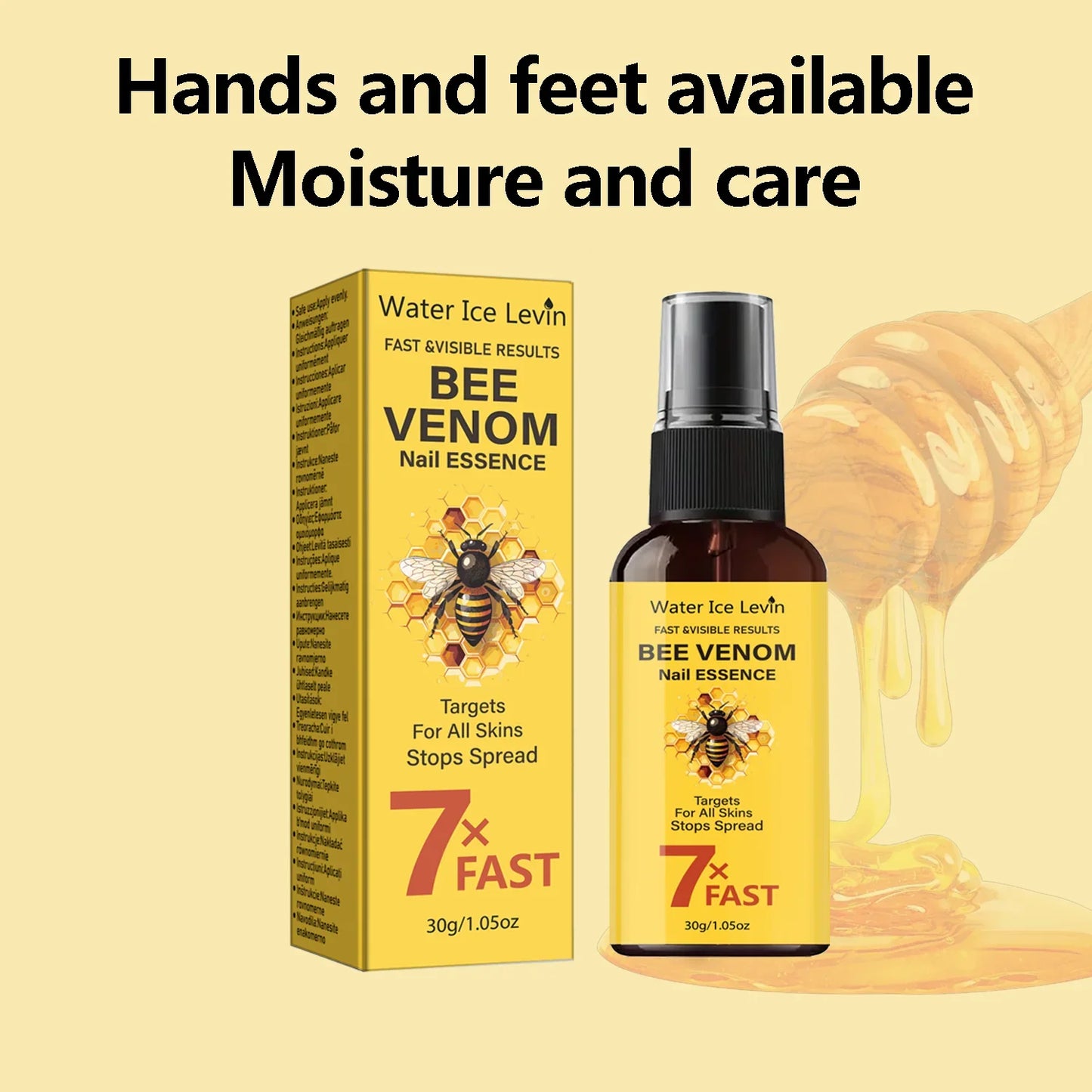 7X Fast Bee Venom Nail Essence – Nail Care, All Skin Types