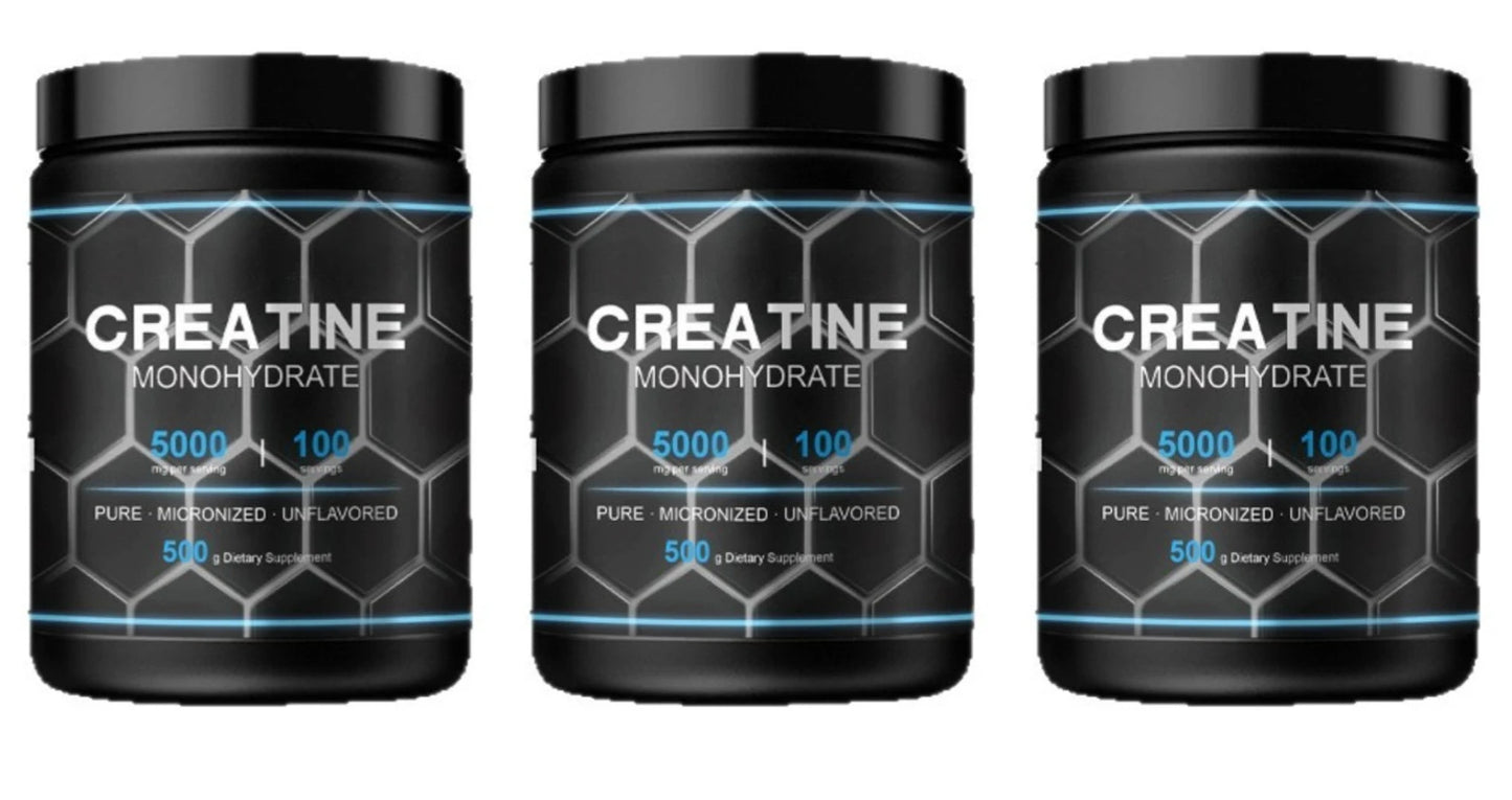 Pure Micronized Creatine Monohydrate Powder 500g | 5000mg