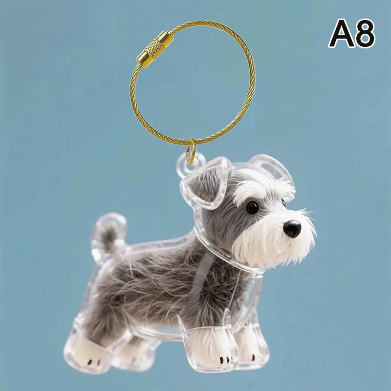 Clear Dog Fur Keepsake Keychain – DIY Pet Memorial Gift