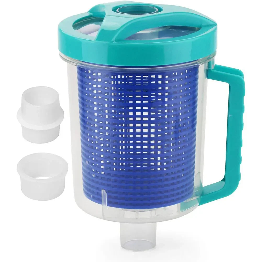 Inline Pool Leaf Canister with Basket – Fits Hayward & Pentair Pool Accessories Peaceful Pleasures Health and Wellness