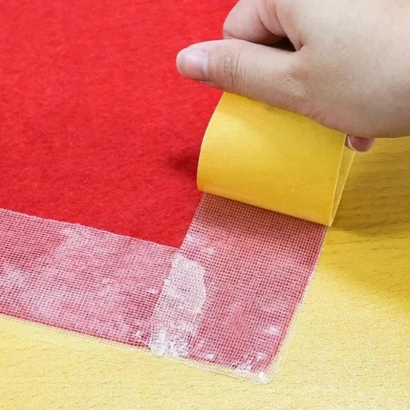 10m Double-Sided Adhesive Mesh Tape – Carpet & DIY Heavy Duty
