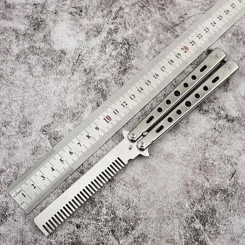 Butterfly Training Comb Stainless Steel Balisong Flipper