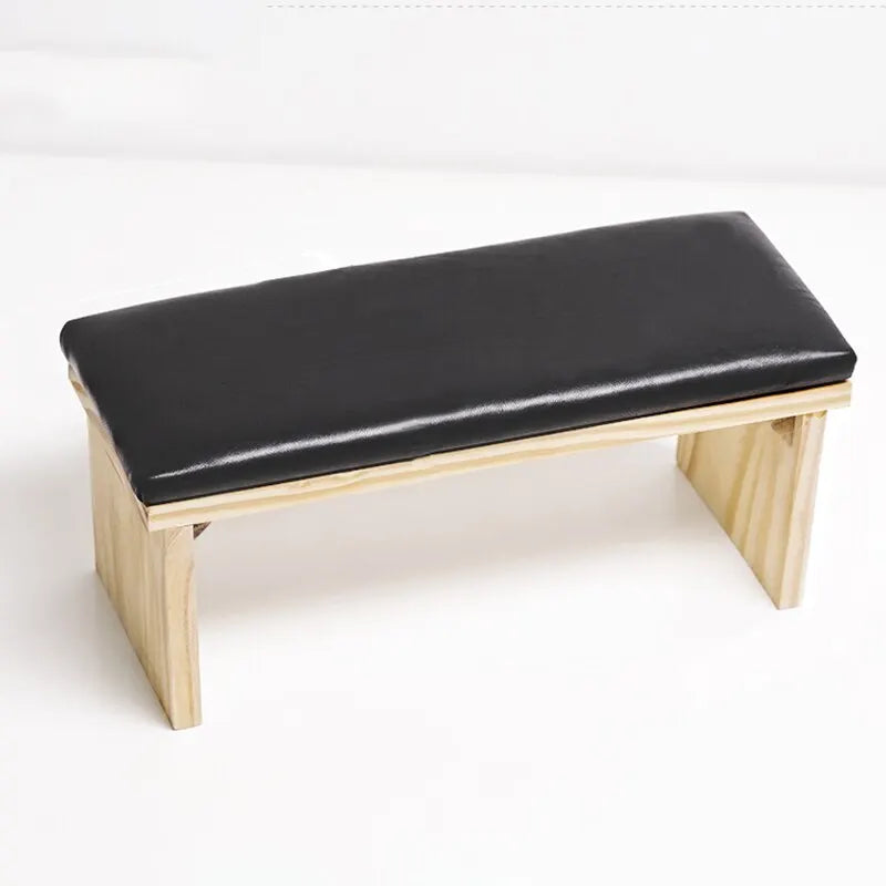 2 Colors Hand Pillow Tool Log Simple Style Mat Can Be Placed On The Phototherapy Machine Net Red Solid Wood Light Luxury Table Peaceful Pleasures Health and Wellness black