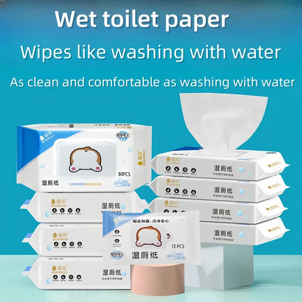 Antibacterial Wet Wipes 80 Pack | Intimate & Personal Hygiene