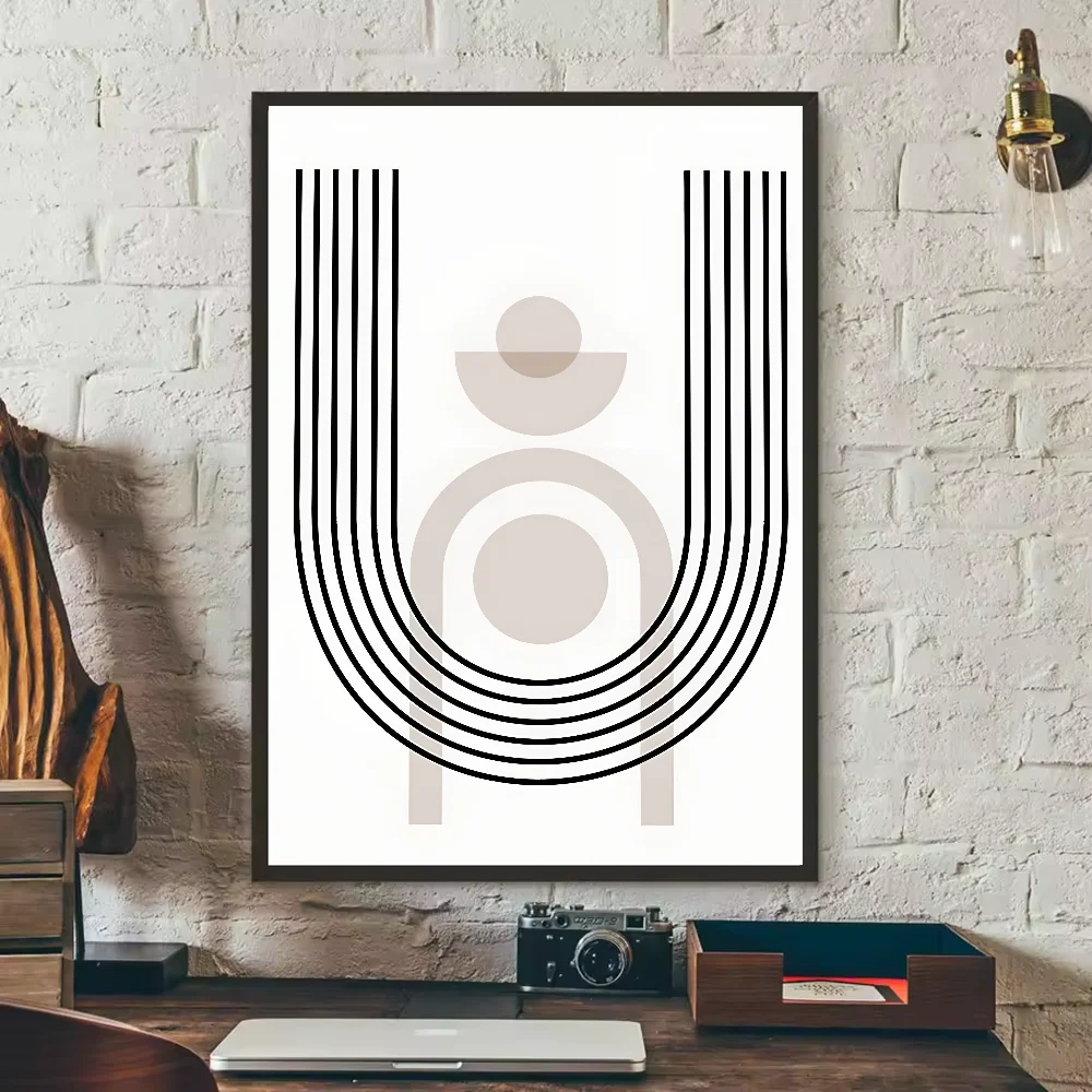 Abstract Bohemian Wall Art Poster | Waterproof PVC Home Decor Wall Art Poster Peaceful Pleasures Health and Wellness