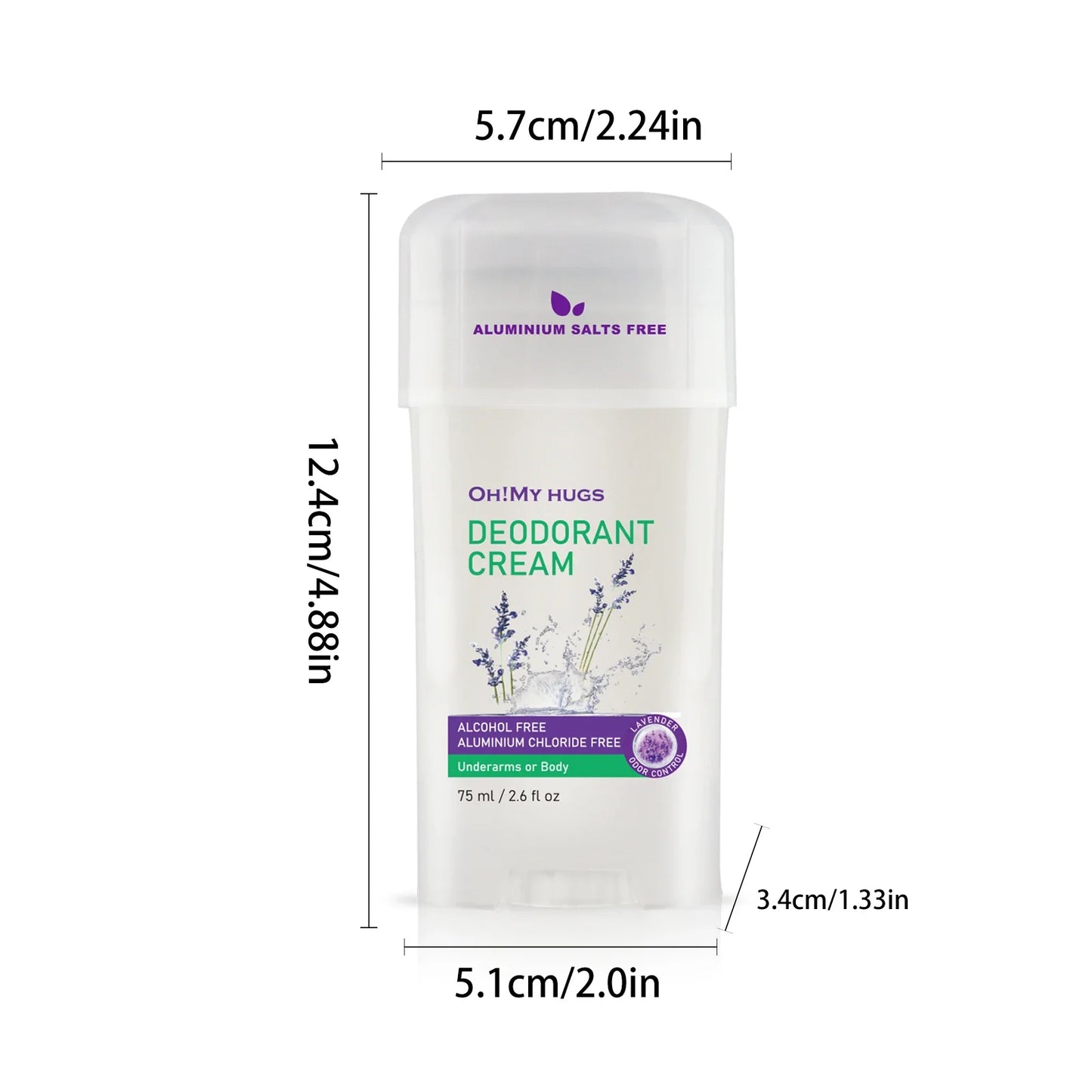 YURHERSU Lavender Deodorant Cream – Unisex All-Day Freshness