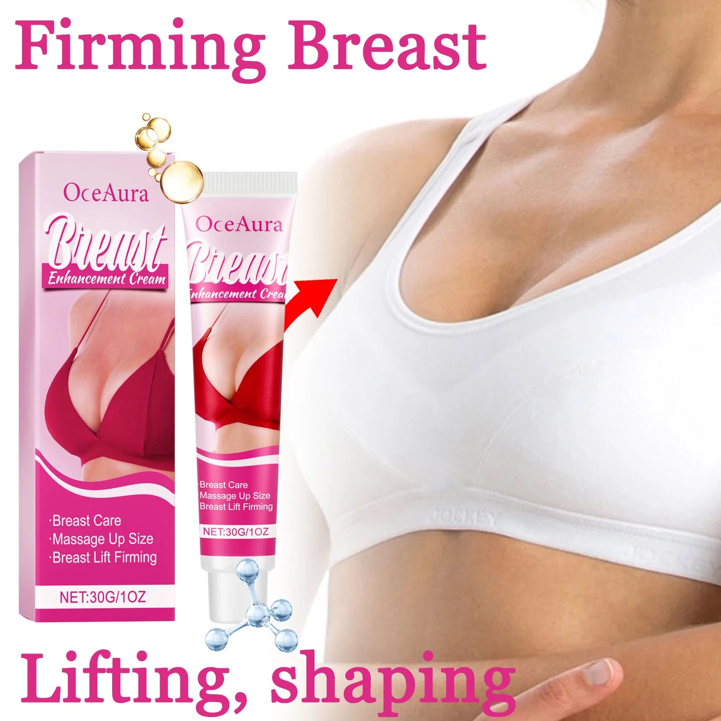 OceAura Breast Firming Lifting Lotion – Nourishing Cream 30g