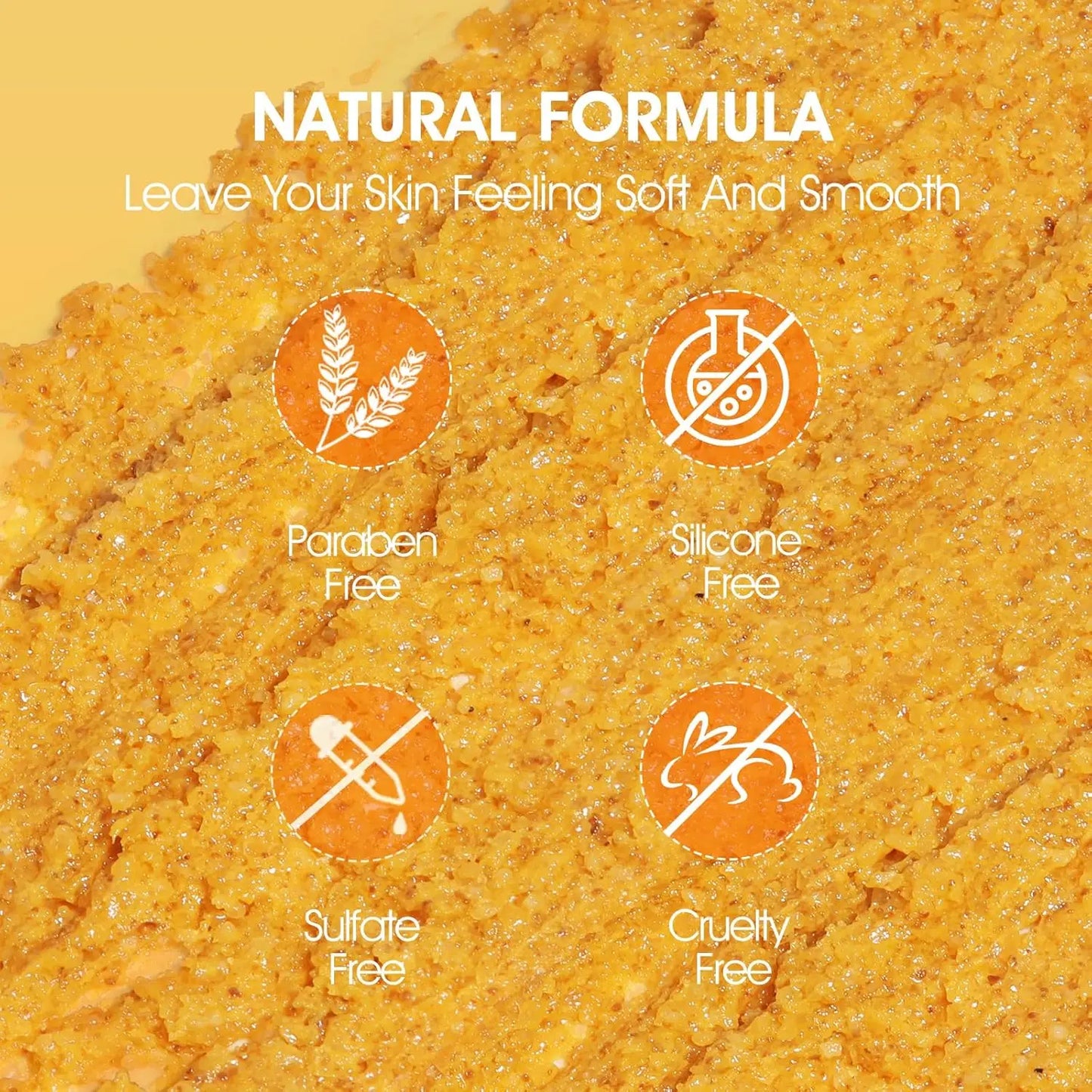 Turmeric Scrub for Dark Spots, Brightening & Exfoliating