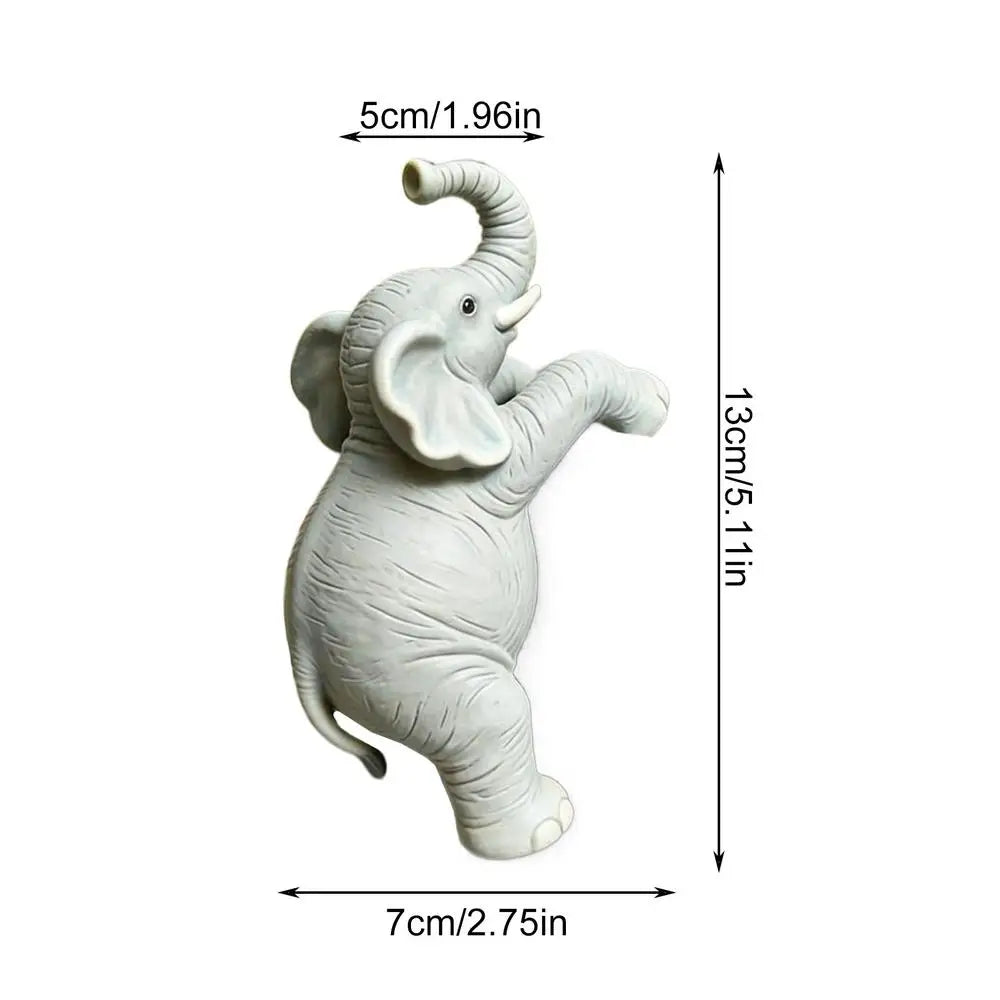 Plant Pot Decorations Resin Decorative Resin Figurine Yard Art Animal Planter Pot Decoration For Patio Garden Terrarium Lawn Peaceful Pleasures Health and Wellness as shown China Mainland