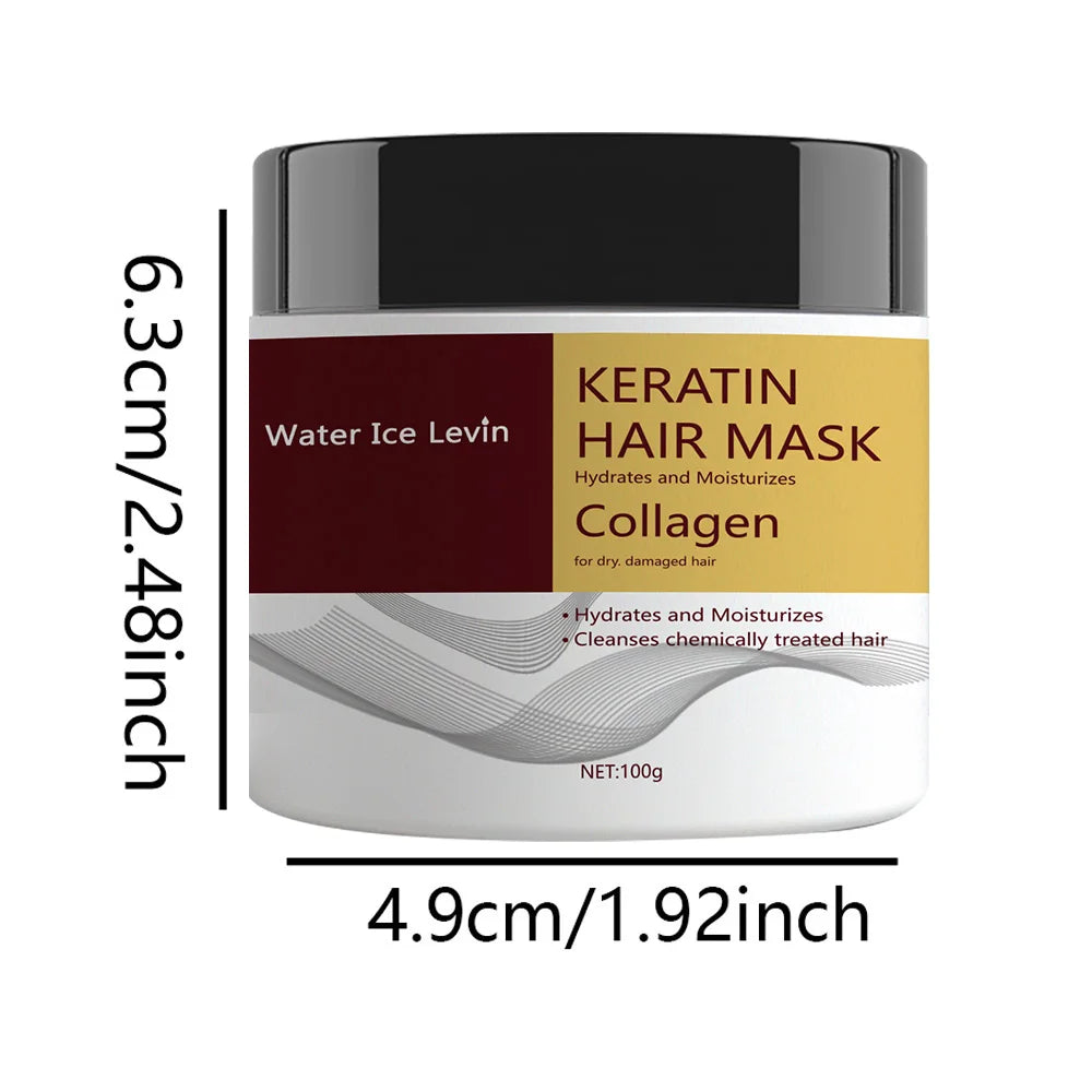 Collagen Keratin Hair Mask with Coconut Oil | Deep Moisture