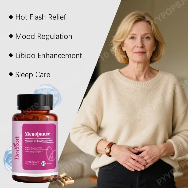 Women's Menopause Support Supplement | Black Cohosh, D3 K2