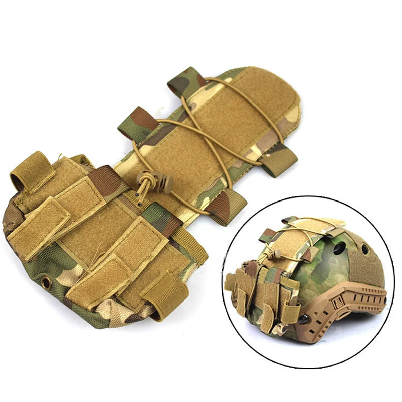 Velcro Weight Bag Accessory Bag Tactical F Camouflage AST Helmet Bag AF Wendy Suitable for Outdoor Tactics Peaceful Pleasures Health and Wellness cp-2pcs
