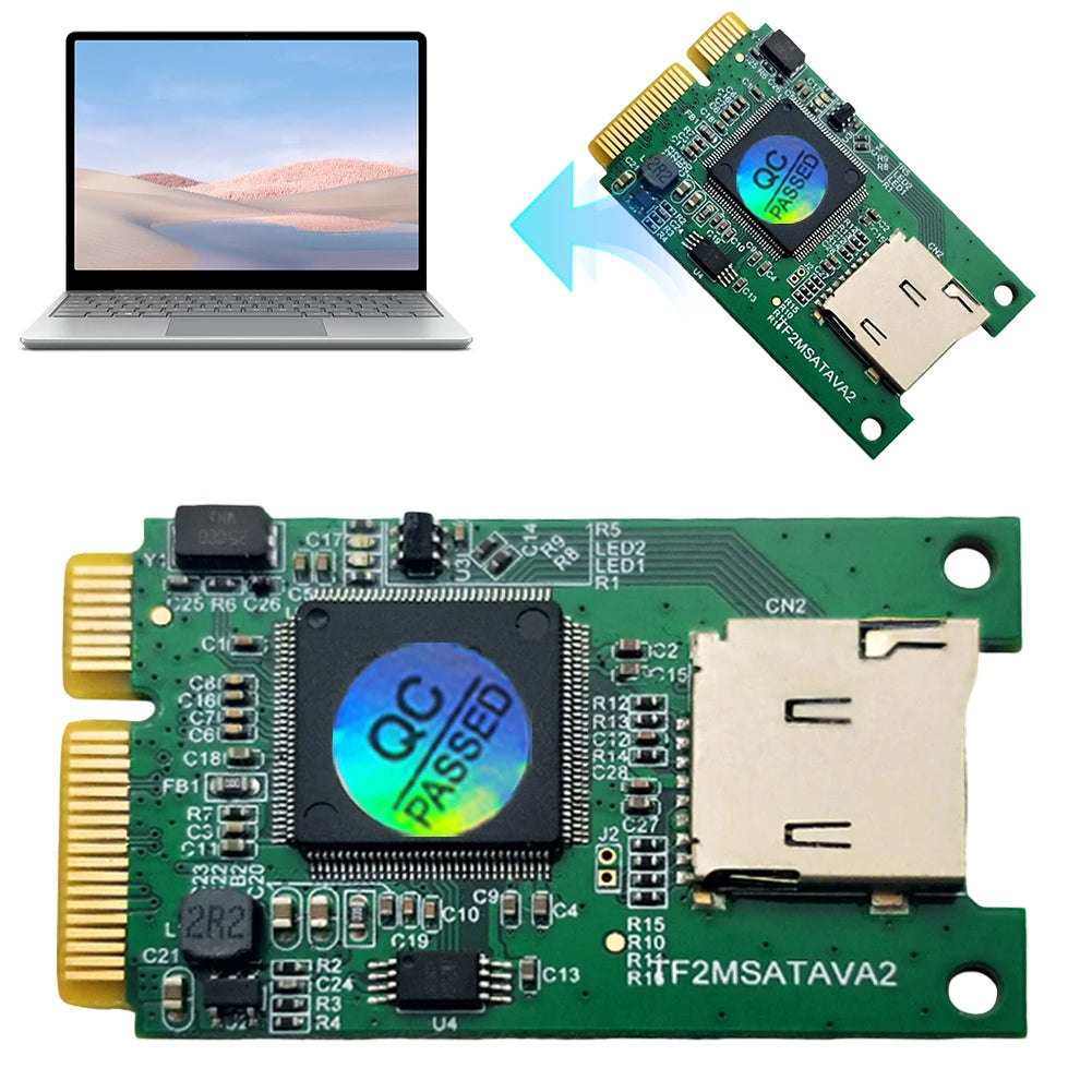 Micro SD TF Card To MSATA TF Card Rearder Adapter Embedded Industrial Mobile SSD Peaceful Pleasures Health and Wellness