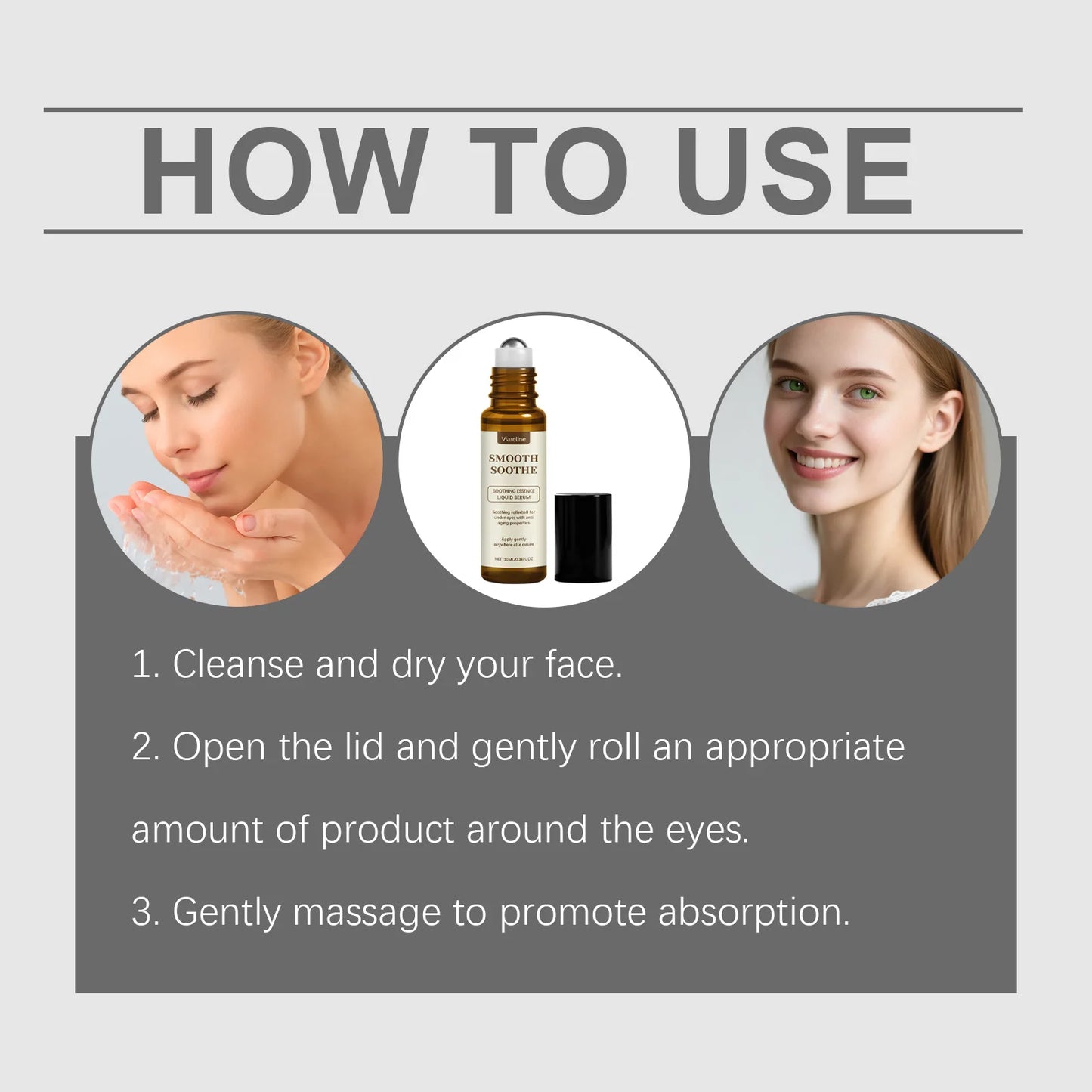 Anti-Wrinkle Eye Serum Roll-On – Dark Circles & Puffiness
